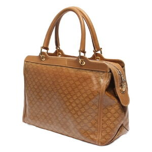 Celine Macadam coated monogram canvas brown handbag